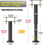 Wlrrcwdttc 2 Pcs Adjustable Height Bed Support Legs 10-17 inch, Bed Frame - Image 2