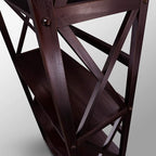 Montego 5-Shelf Bookcase-Espresso - Image 7