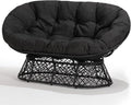 Bme Double Papasan Chair, 600lbs Capacity, Ergonomic Design, Soft Thick Fabric by Bme