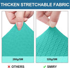 Smiry Waterproof Seat Covers for Dining Room Chairs Set of 4, Stretch Jacquard - Image 4