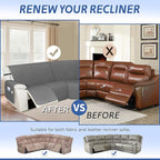 Arfntevss Recliner Sectional Couch Covers 1OO% Waterproof L Shape Sofa Cover - Image 6