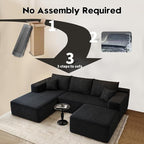 107.5" Cloud Modular Sectional Sofa - Image 3