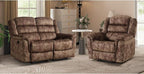 EBELLO 2 Pieces Loveseat Reclining Couch Furniture Set, Soft Fabric Manual - Image 7