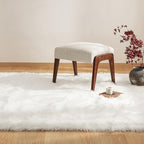 Ashler Faux Fur Rug, Fluffy Shaggy Area Rug Ultra Soft 6 x 9 Feet Rectangle Fur - Image 4