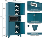 YAUWOH 69" Tall Metal Pantry Cabinet - Image 3