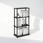 Furinno Turn-N-Tube Book Shelf, 4-Tier Bookshelf, Bookcase by Furinno-FitsYourSpaceFitsYourBudget