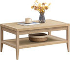 SICOTAS Rattan Coffee Table for Living Room by SICOTAS