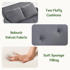 Sleeper Sofa Bed, 3 in 1 Convertible Sleeper Couch Bed Pull Out, Small Loveseat - Image 7