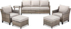 Buenhomino Outdoor Patio Furniture Set-PE Wicker Sofa Couch - Image 9