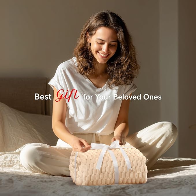BEDELITE Blush Sand Twin Blanket - Image 5