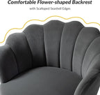 HULALA HOME Modern Velvet Accent Chair - Image 5
