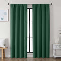 Simplebrand Ava Ever Green Blackout Curtains by Simplebrand