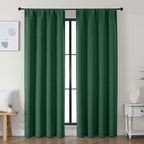 Simplebrand Ava Ever Green Blackout Curtains by Simplebrand