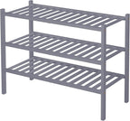 ROMGUAR CRAFT 3 Tier Bamboo Shoe Rack - Image 8