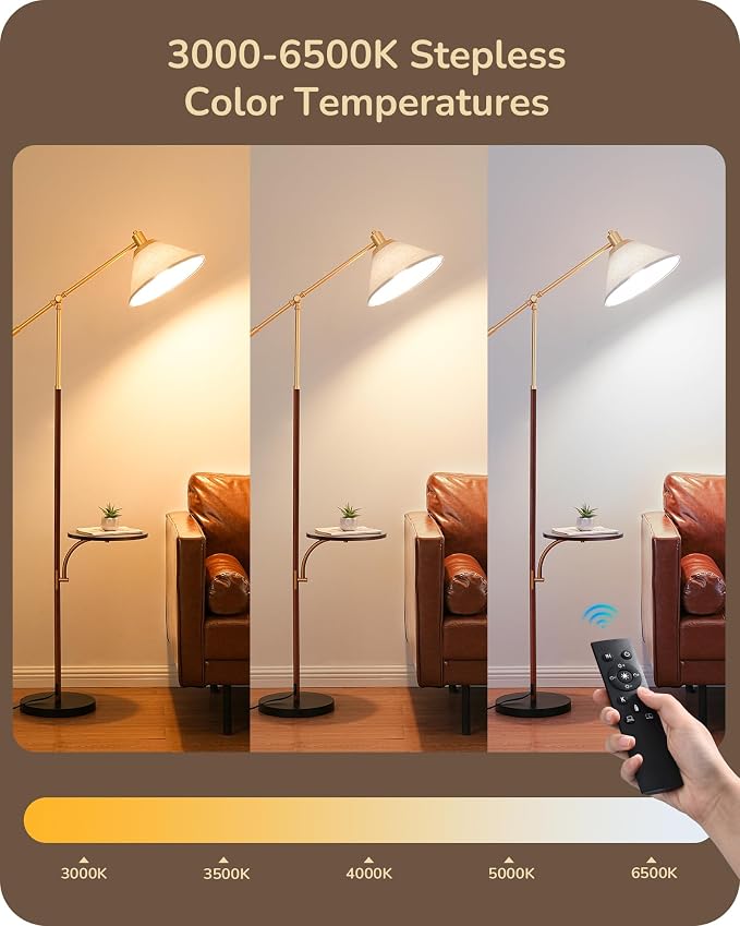 EDISHINE 68" Arc Floor Lamp - Image 4