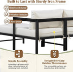 VilroCaz Outdoor L-Shaped Sectional Sofa - Image 5