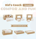 Elftopia Modular Kids Sofa, Toddler Couch Foam Armchair - Image 3