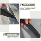 Patio Furniture Covers 4 Piece Set, 600d Heavy Duty Outdoor Furniture Covers - Image 6