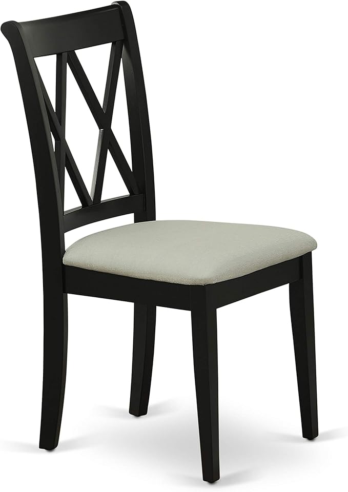East West Furniture CLC-BLK-C Clarksville Dining Room Chairs - Image 5