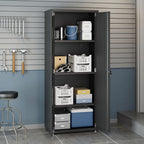 Manhattan Comfort Fortress Textured Metal 75.4" Garage Cabinet - Image 4