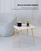 FORAOFUR Small Side Table, Quick Assembly End Furniture - Image 8