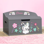 DIBSIES Personalized Creative Wonders Toy Box, Unicorns & Rainbows, 30 x 19.25 - Image 5