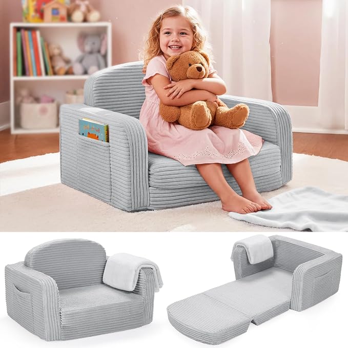 Foryoomi 2 in 1 Convertible Kids Couch by Unknown