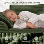 Upgrade Boneless Couch with Storage, Extra Deep&High Seat Modular Sectional - Image 8