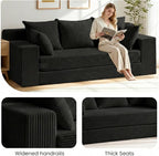 Convertible Sofa Bed, Pull Out 3 Seater Sleeper Sofa - Image 6