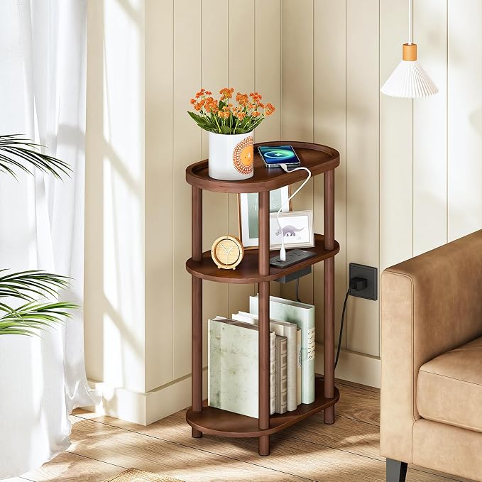 HOOBRO Small Narrow Side Table - Image 2
