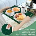 MAONAME Dark Green Decorative Tray, Serving Tray - Image 3