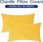 CaliTime Decorative Throw Pillow Covers 20 X 12 Inches Mustard Yellow | Pack of - Image 6