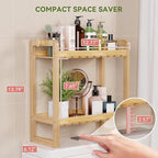 AmazerBath Bamboo Over The Toilet Storage Shelf - Image 2