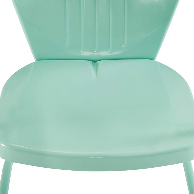 Crosley Furniture Griffith Outdoor Chair, Retro Metal Patio Chairs - Image 12