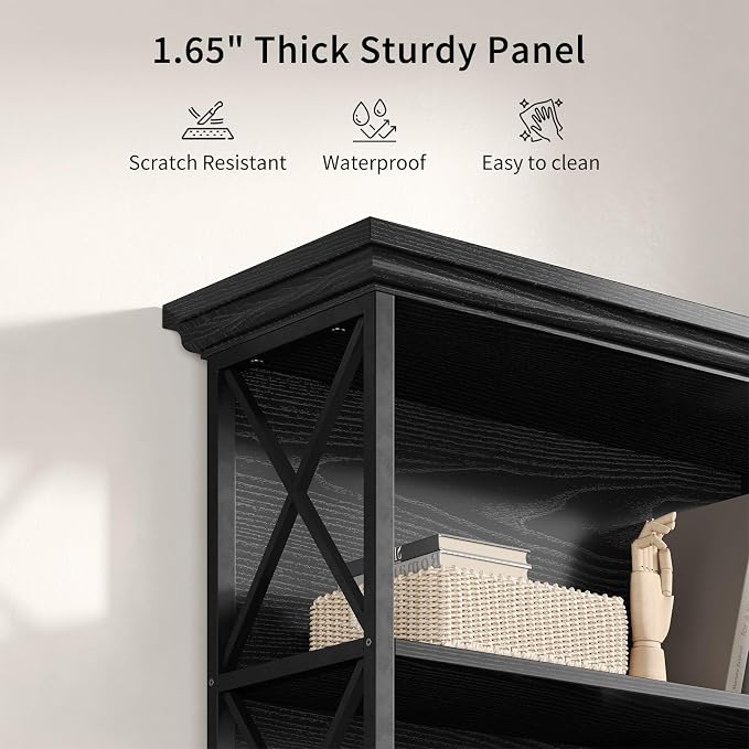 GOLDDAY 5-Tier Tall Bookcase - Image 7