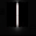 Red Blackout Curtains 42 x 63 Inch/Red Curtains Set of 2 Panels/Room Darkening - Image 3