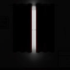 Red Bedroom Blackout Curtains/38 x 63 Inch Long/Set of 2 Curtain Panels/Thermal - Image 3