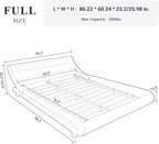Allewie Full Size LED Platform Bed Frame - Image 2