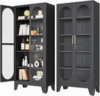 PAOFIN 71" H Locking Display Cabinet by PAOFIN