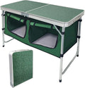 CampLand Outdoor Folding Table Aluminum Lightweight Height Adjustable by CampLand