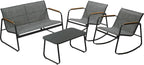 Kozyard 4-Piece Outdoor Patio Furniture Set - Image 8