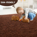 LOCHAS Area Rugs 9x12 Fluffy Living Room Carpets - Image 6