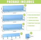 Magnetic Spice Rack for Refrigerator, 9 Pack Magnetic Fridge Shelves - Image 2