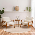 VINGLI Cozy Living Room Chairs, Mid Century Modern Armchair Upholstered Reading by VINGLI