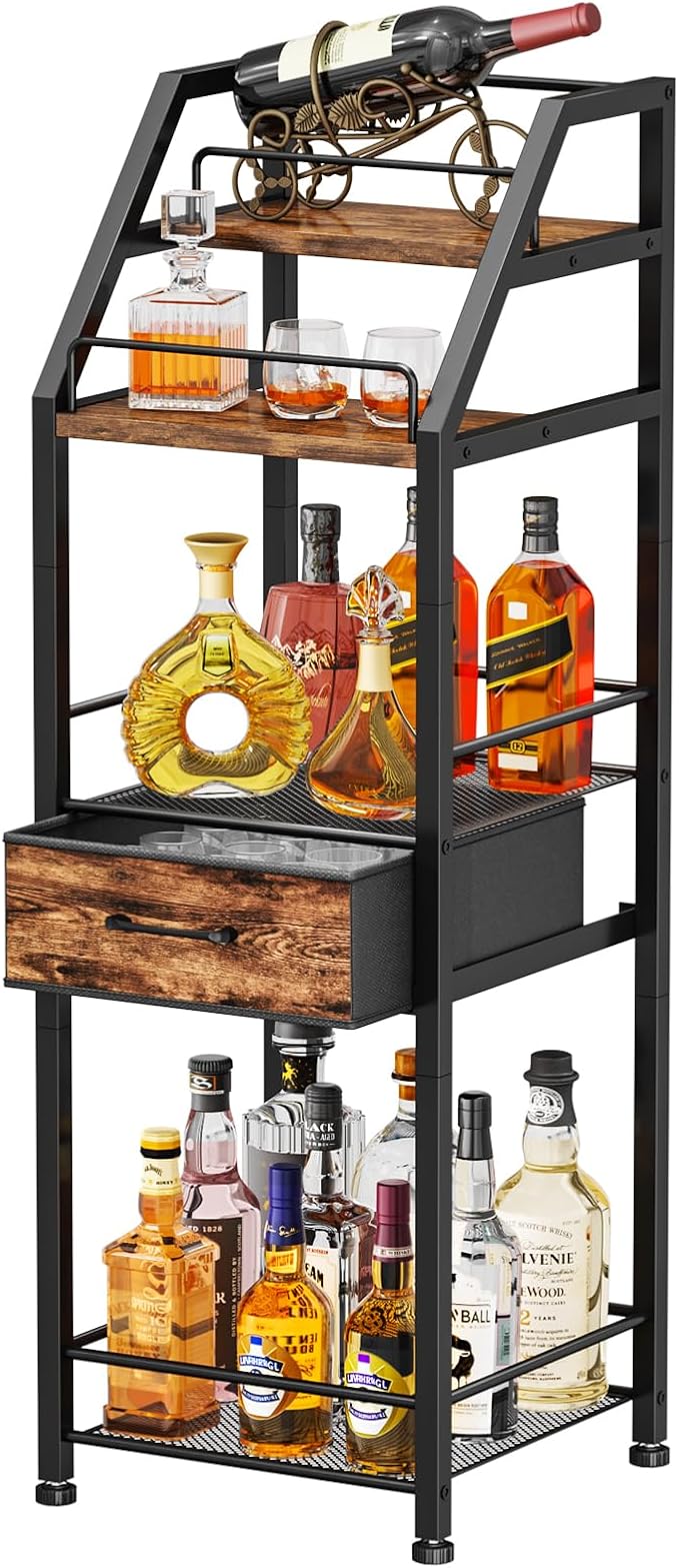 HapiRm Wine Rack Freestanding Floor by HapiRm
