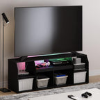 Furinno Jaya TV stand for up to 65 Inch TV, Gaming Enterteinment Center - Image 3