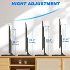 Rfiver Universal TV Stand Base for 24-80 Inch TVs, Table Top TV Stand - Image 4