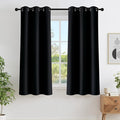 NICETOWN Black Out Curtains 63 inches Long, Grommet Blackout Window Treatment by NICETOWN