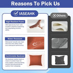 IASEAHK Outdoor Seat Cushion Set, Waterproof & Fade Resistant Patio Chair - Image 6