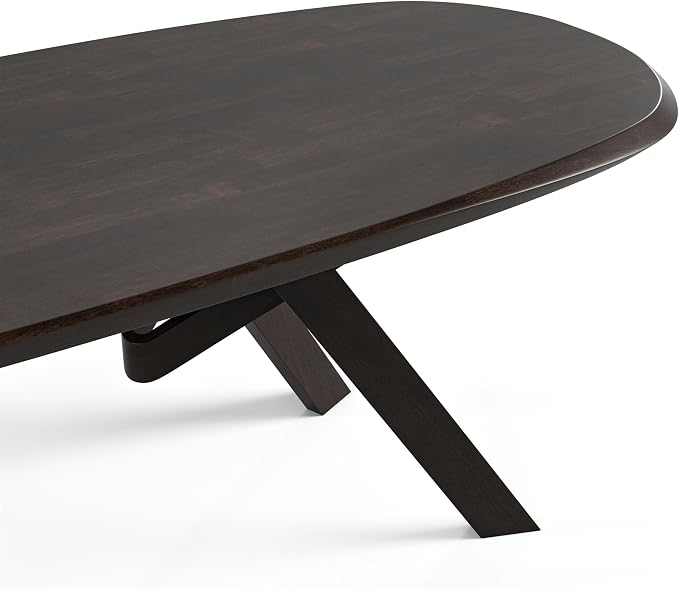 Furniture of America Nazaen VI 82.5" Mid-Century Modern Solid Wood Live Edge - Image 7